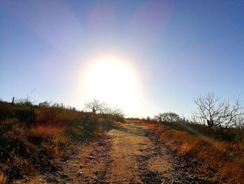 Scenic view of sunset against sky