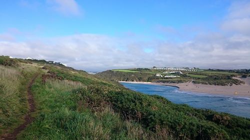 Scenic view of landscape against sky