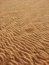 Full frame shot of sand at beach