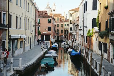 Canal along buildings