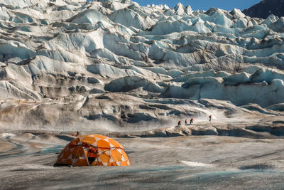 Scenic view of glacier