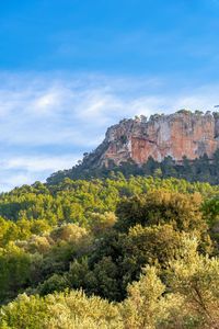 Scenic view of mountain against sky