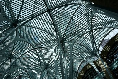 Low angle view of greenhouse