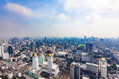 Aerial view of a city