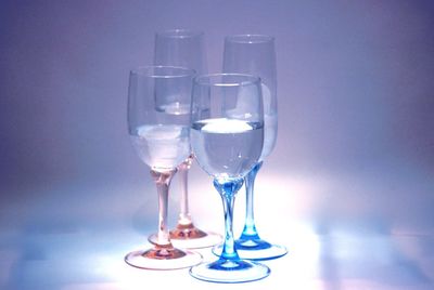 Close-up of wine glass on table