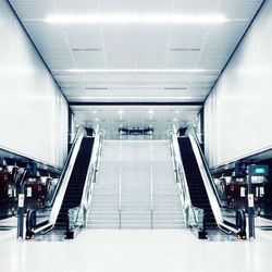 Interior of subway station