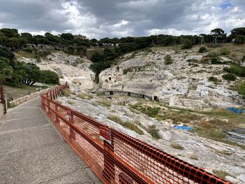 Scenic view of bridge against sky