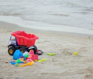 Toy on beach