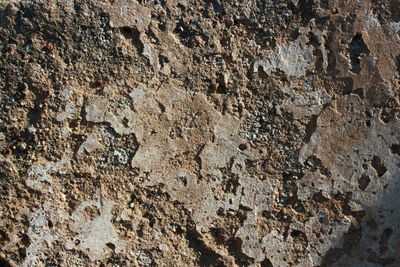 High angle view of rocks in sea