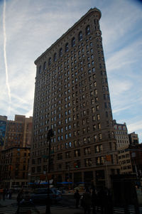 Low angle view of buildings against sky