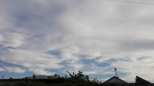 Panoramic view of built structure against sky