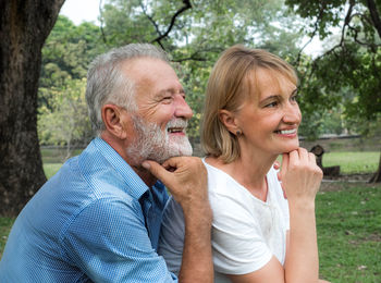 Portrait of a smiling couple