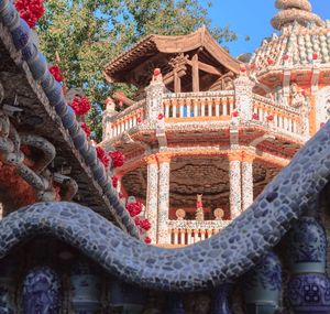 Low angle view of temple building