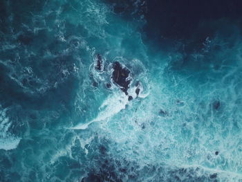 Aerial view of sea