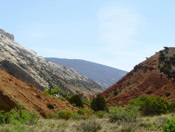 Scenic view of mountains