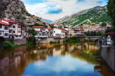 Houses in the river