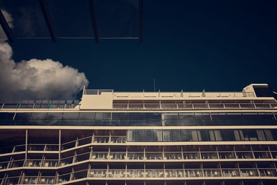 Low angle view of building against sky