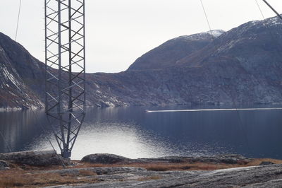 Scenic view of lake