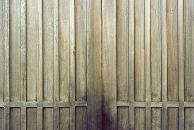 Full frame shot of wooden fence