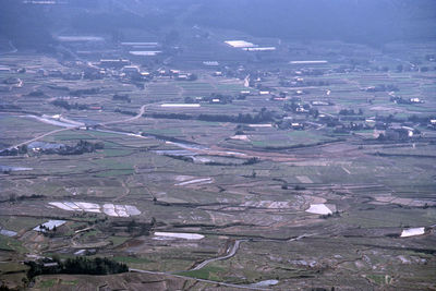 Aerial view of landscape