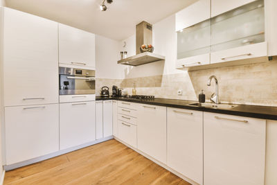 Interior of kitchen