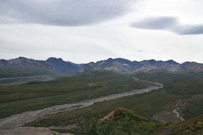 Scenic view of landscape against sky