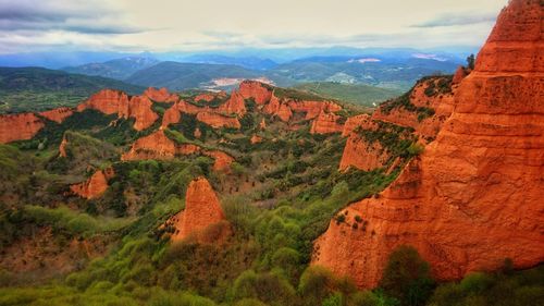 Las medulas landscape and scenery, ancient roman goldmines, 20km southwest of ponferrada