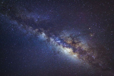 Low angle view of stars in sky