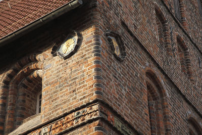 Low angle view of building against sky