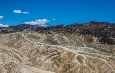 Scenic view of arid landscape against sky