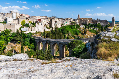 The stone tells. stone wonder. gravina in puglia. italy