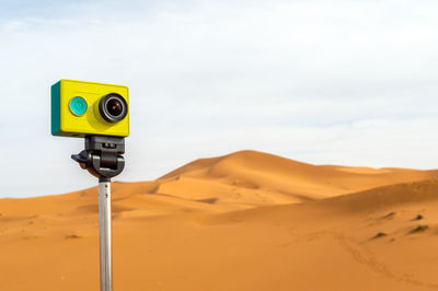 View of desert against sky