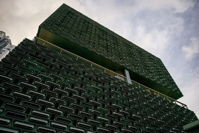 Low angle view of building against sky