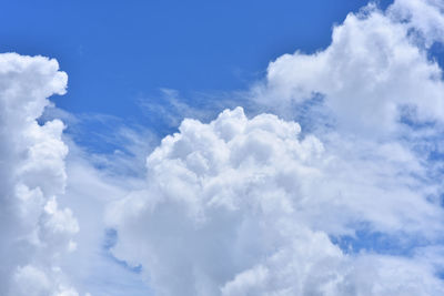 Low angle view of clouds in sky