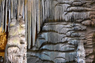 Close-up of carving on wall