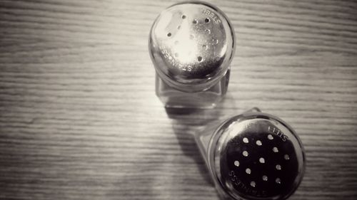 Close-up of food on table