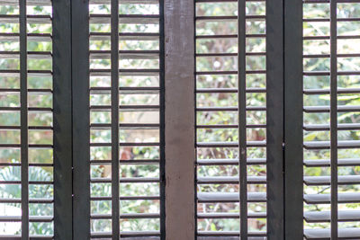 Full frame shot of window