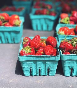 Close-up of strawberries