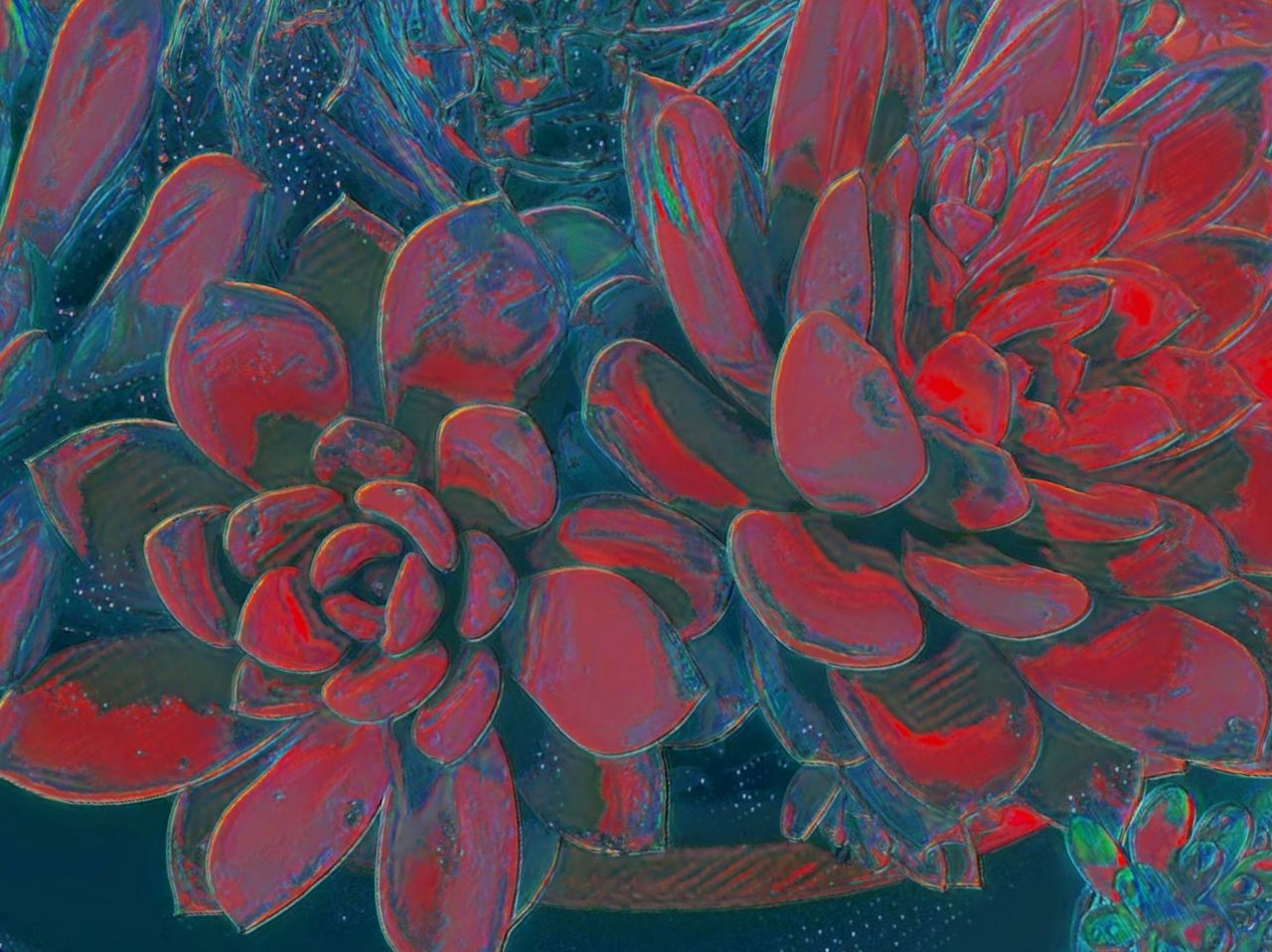 flower, painting, art, no people, plant, red, close-up, pattern, leaf, nature, full frame, petal, beauty in nature, backgrounds, drawing, acrylic paint, flowering plant