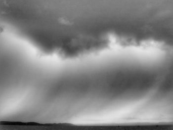 Storm clouds in sky
