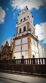 Low angle view of building against the sky