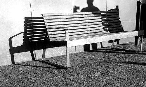 Low section of person on table