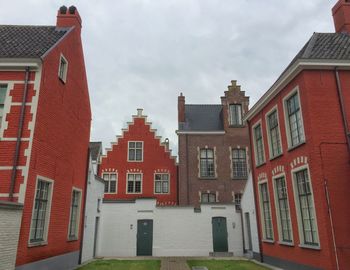Houses against sky