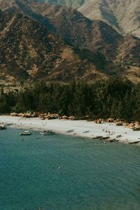 Scenic view of beach