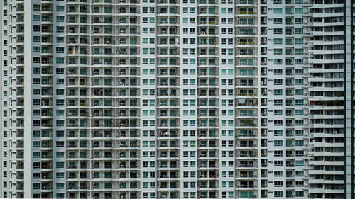 Full frame shot of modern buildings