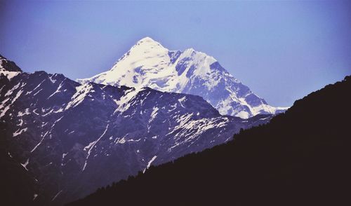 A himalayan scene, urgam village, kalpeswar, uttarakhand, india