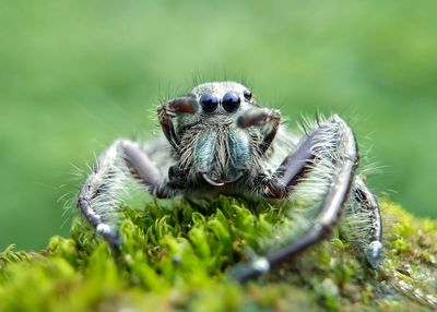 Close-up of insect on grass