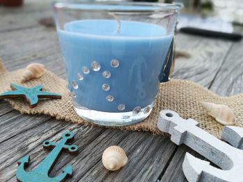 Close-up of drink on table