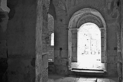 Interior of old historic building