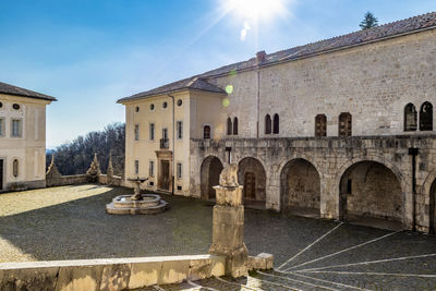 View of old building against sky